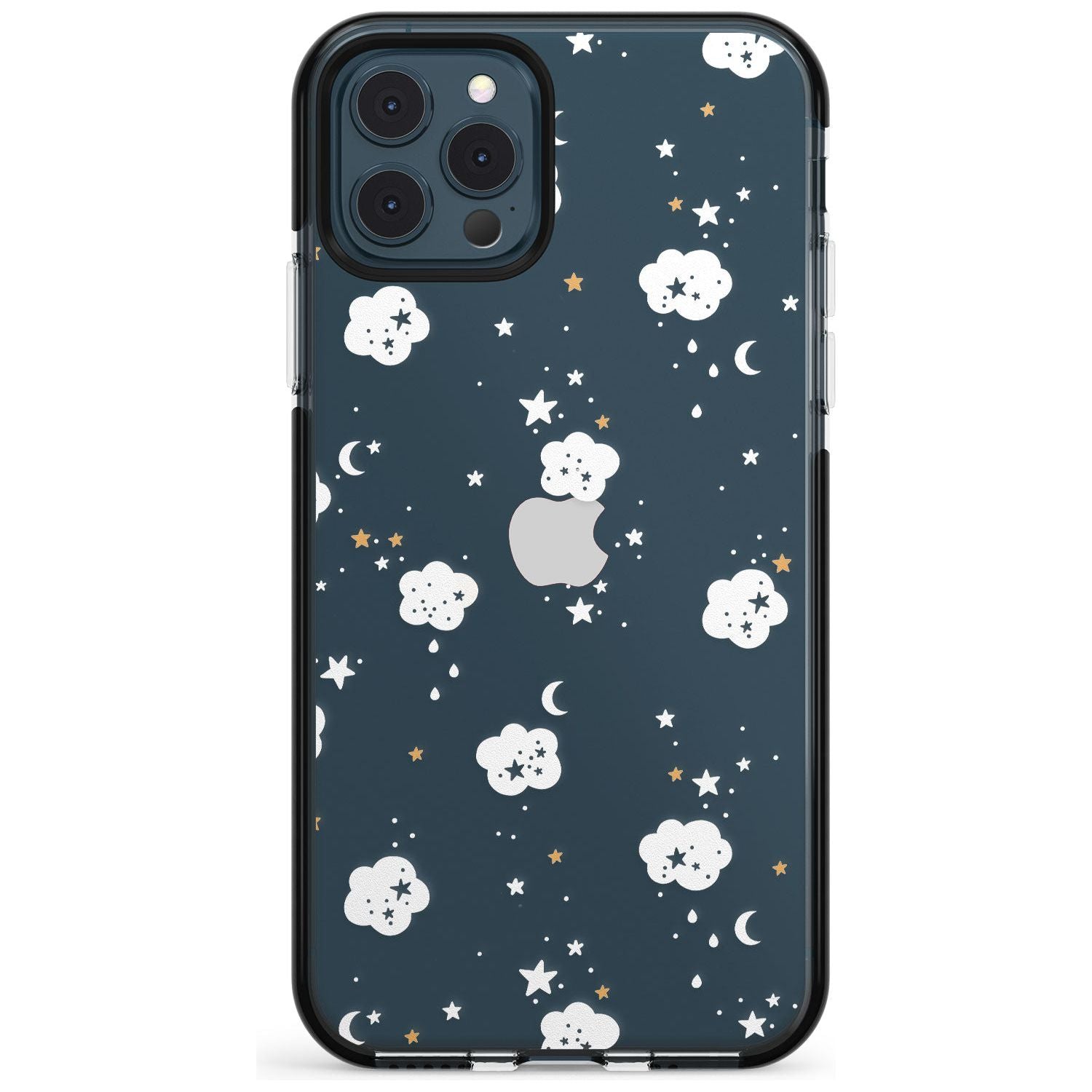 Stars & Clouds Pink Fade Impact Phone Case for iPhone 11