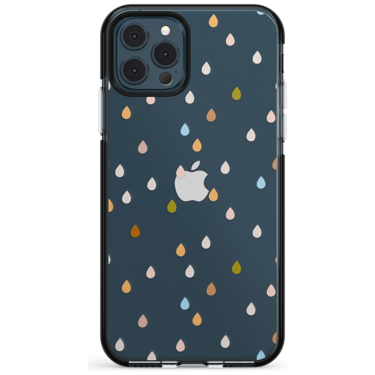 Raindrops Pink Fade Impact Phone Case for iPhone 11