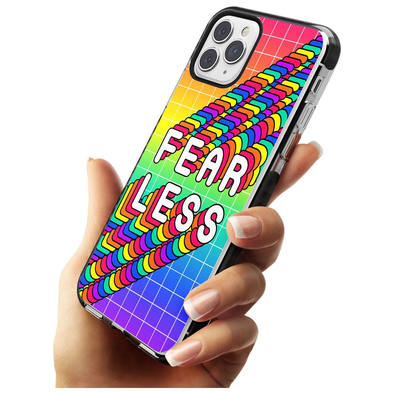 Fearless Black Impact Phone Case for iPhone 11