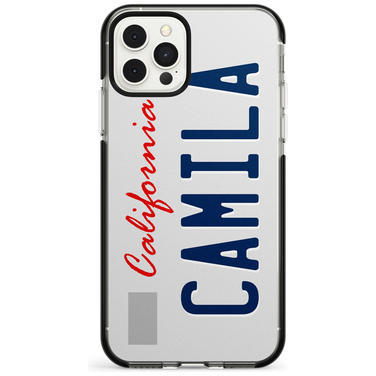 California License Plate Pink Fade Impact Phone Case for iPhone 11