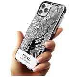 Map of Tokyo, Japan Black Impact Phone Case for iPhone 11 Pro Max