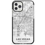 Map of Las Vegas, Nevada Black Impact Phone Case for iPhone 11 Pro Max