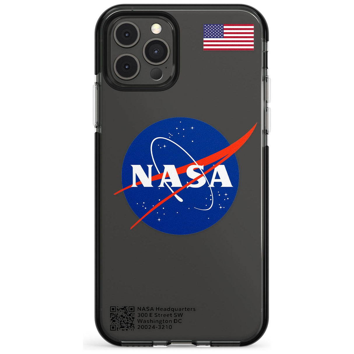 NASA Meatball Black Impact Phone Case for iPhone 11