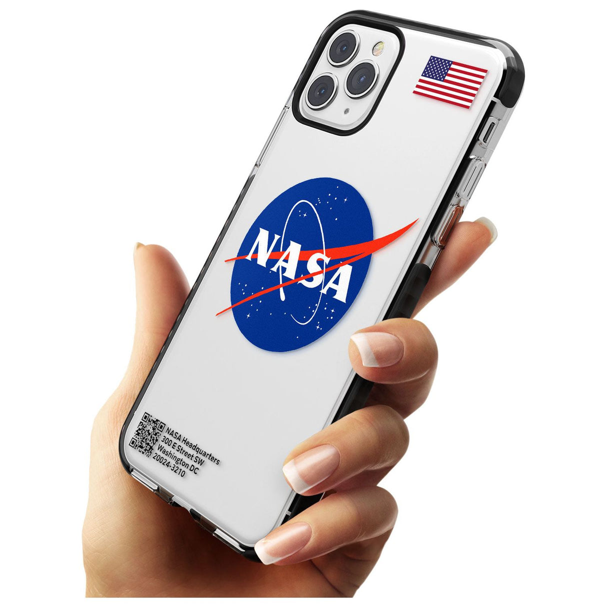 NASA Meatball Black Impact Phone Case for iPhone 11