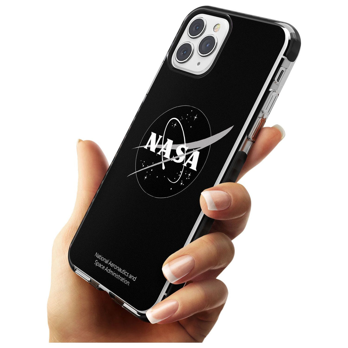 Dark NASA Meatball Black Impact Phone Case for iPhone 11