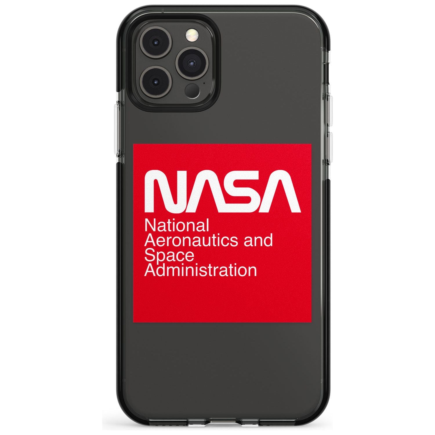 NASA The Worm Box Black Impact Phone Case for iPhone 11