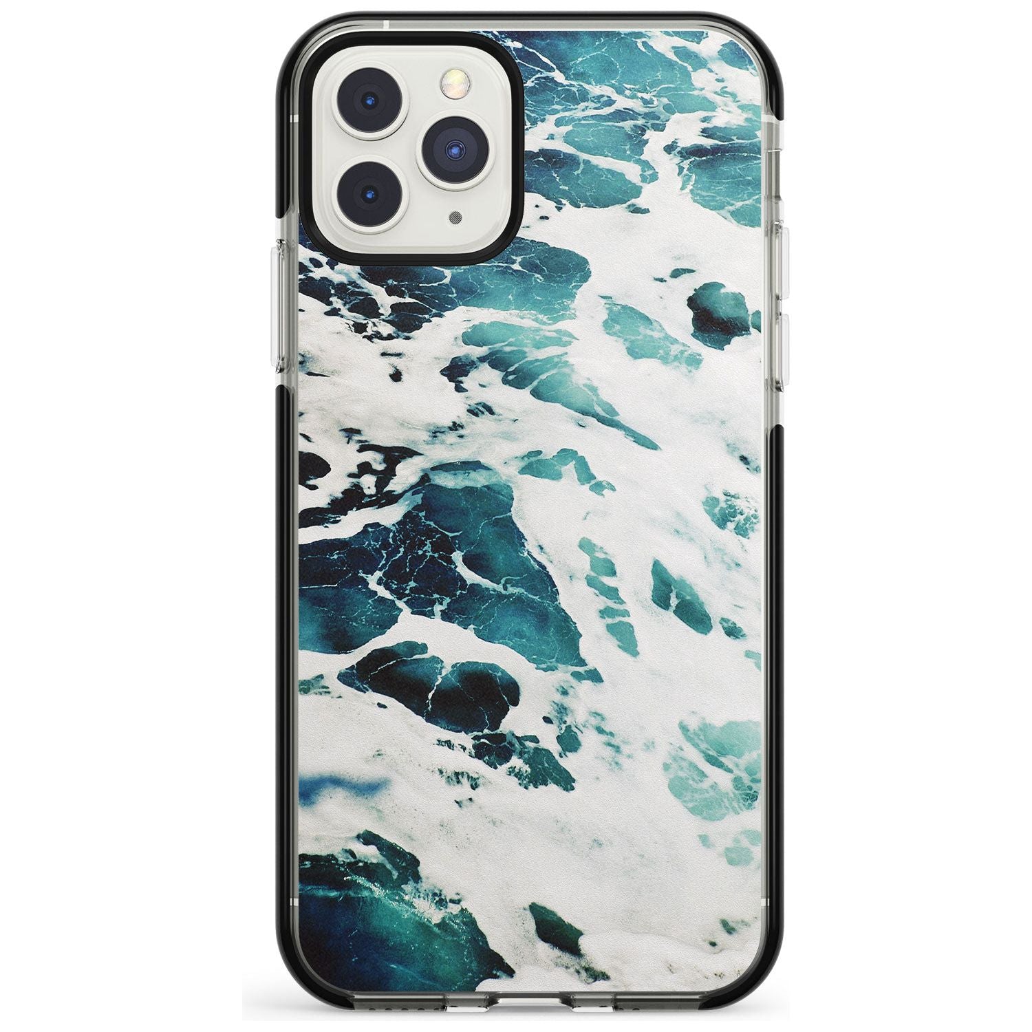 Ocean Waves Photograph Black Impact Phone Case for iPhone 11 Pro Max