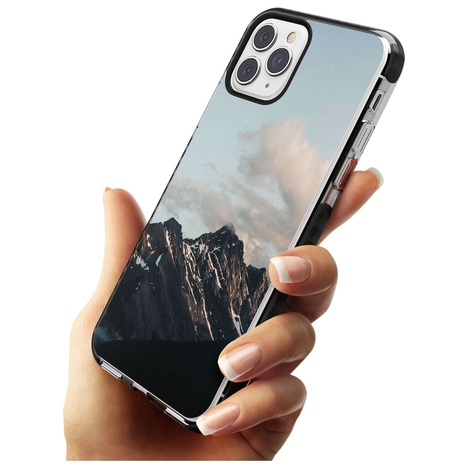 Mountain Range Photograph Black Impact Phone Case for iPhone 11 Pro Max