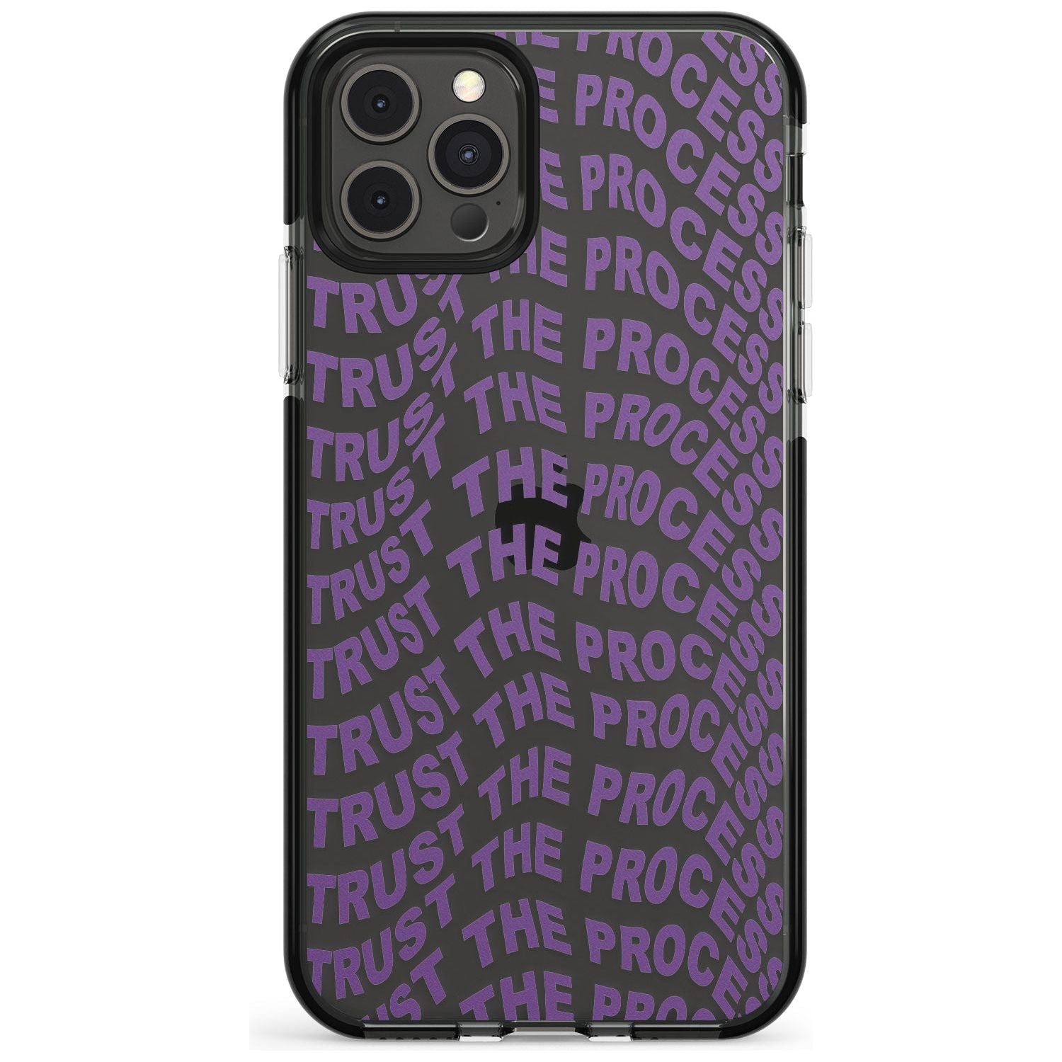 Trust The Process Black Impact Phone Case for iPhone 11
