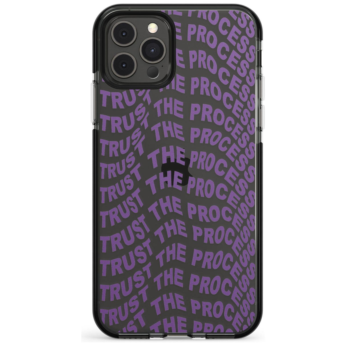 Trust The Process Black Impact Phone Case for iPhone 11