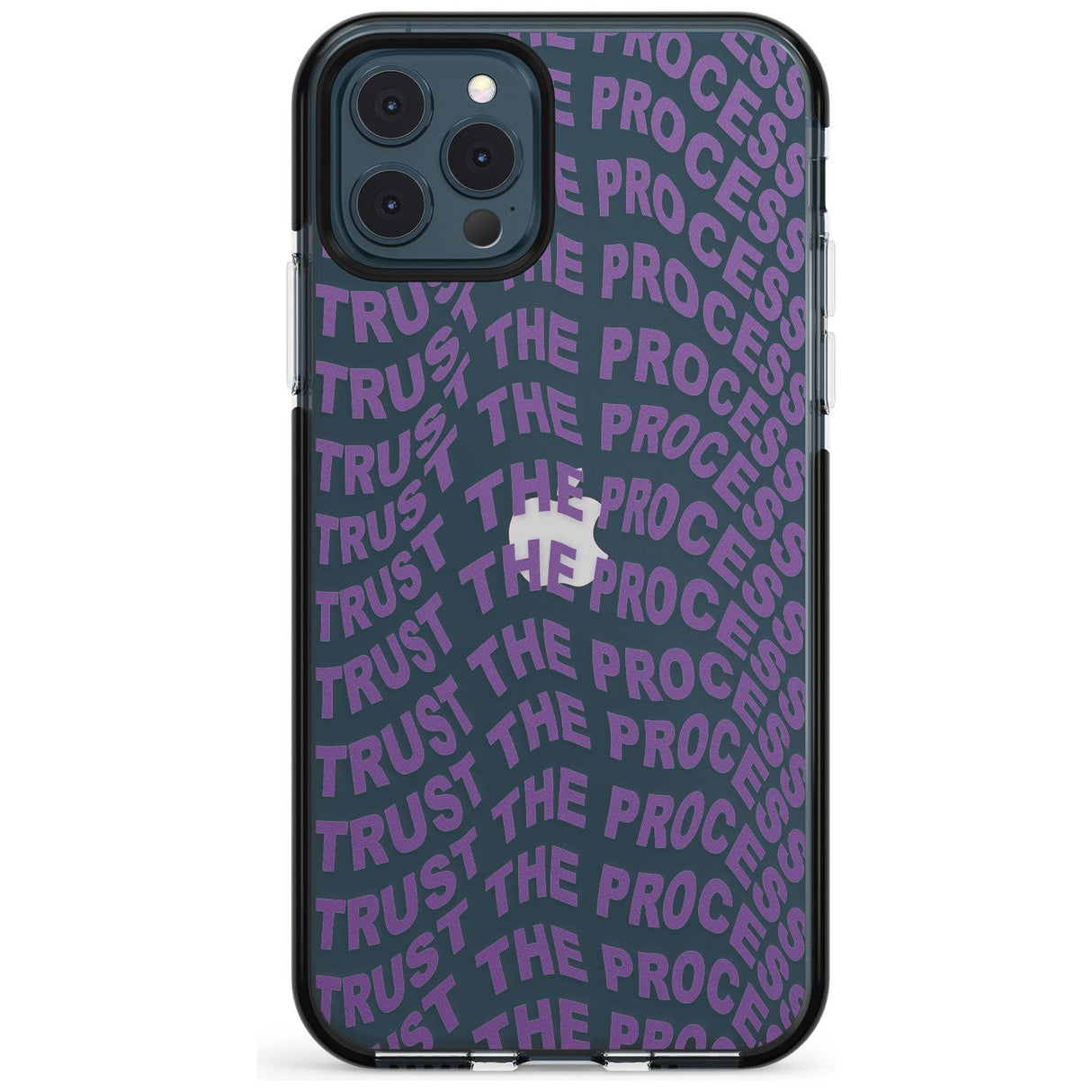 Trust The Process Black Impact Phone Case for iPhone 11