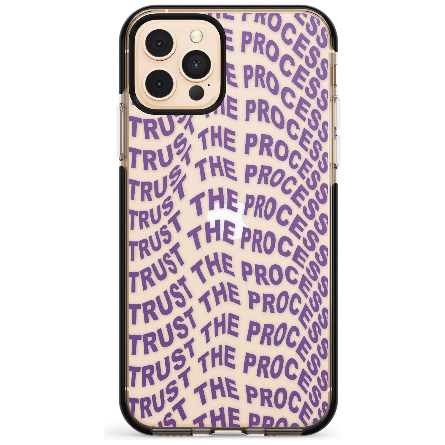 Trust The Process Black Impact Phone Case for iPhone 11