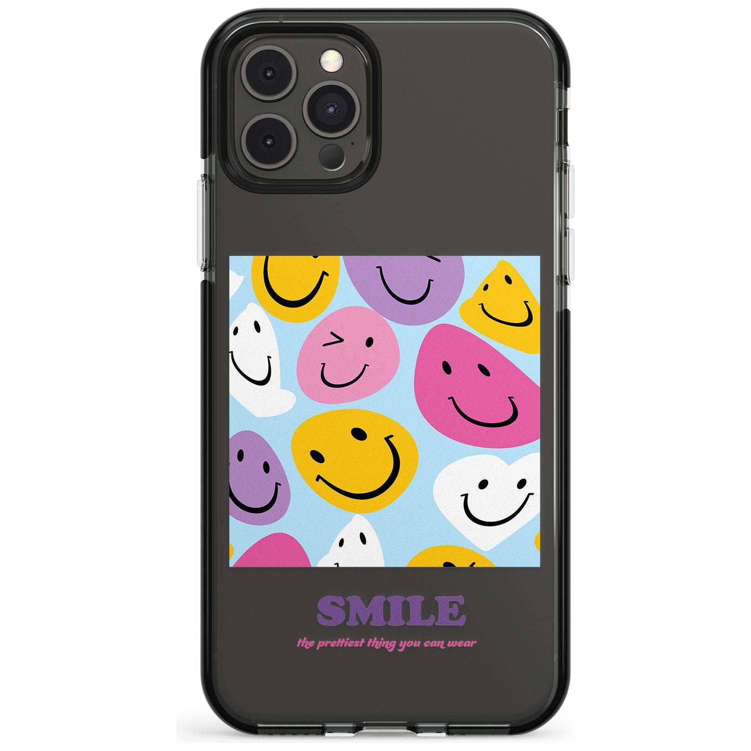 A Smile Black Impact Phone Case for iPhone 11