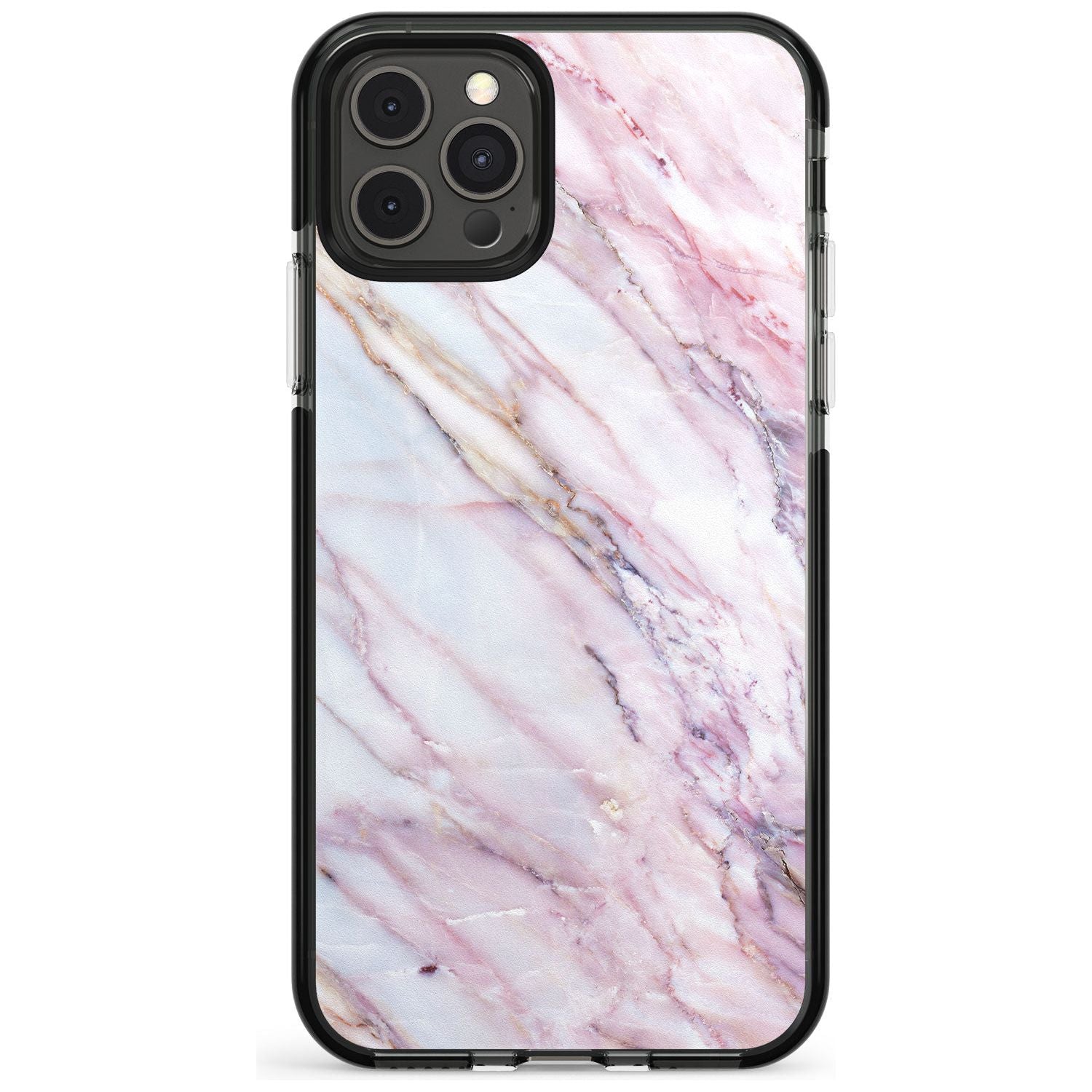 White, Pink & Purple Onyx Marble Texture Pink Fade Impact Phone Case for iPhone 11