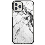 Black & White Stormy Marble Black Impact Phone Case for iPhone 11 Pro Max