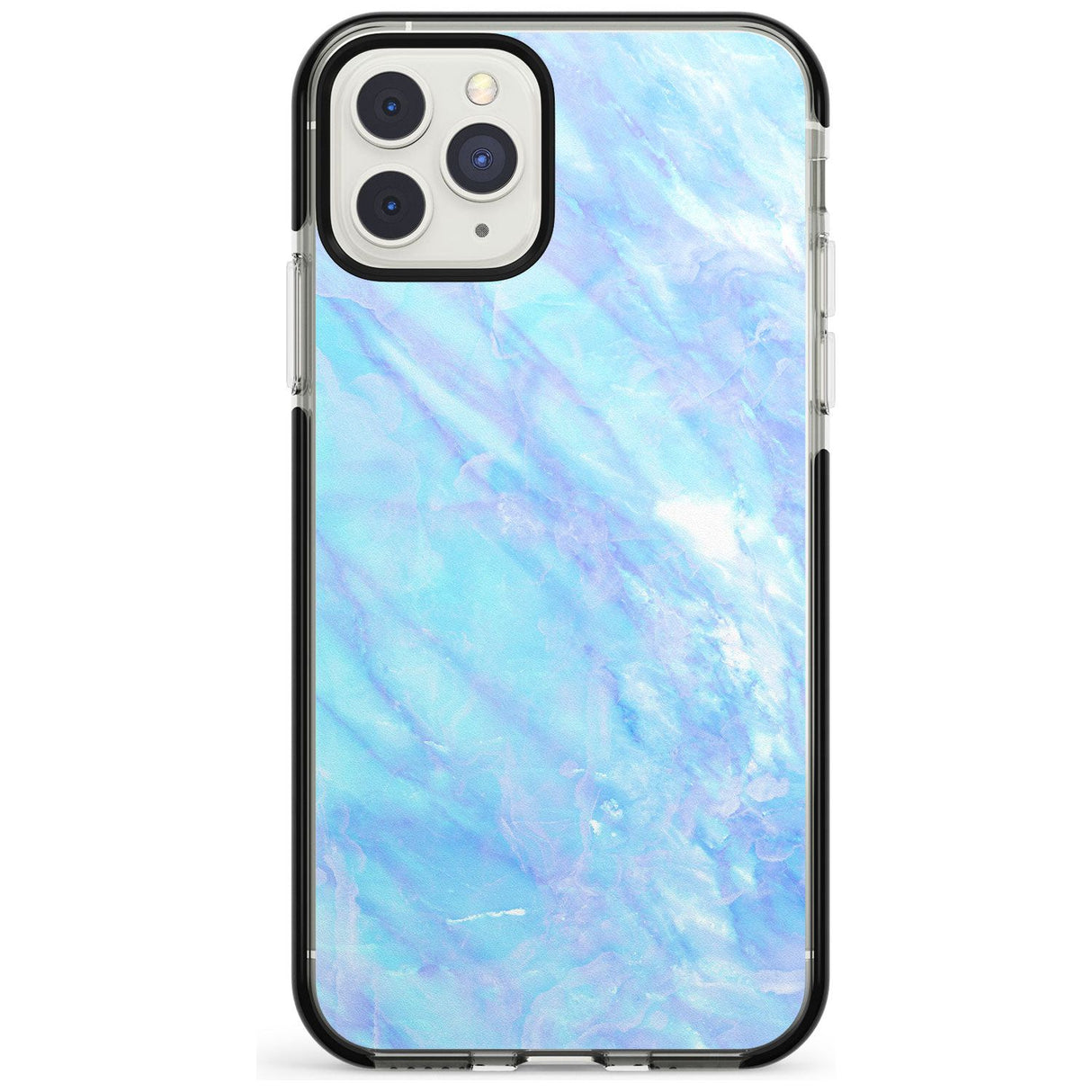 Iridescent Crystal Marble iPhone Case  Black Impact Phone Case - Case Warehouse