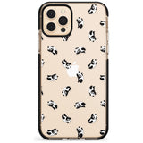 Tiny Panda Pattern Pink Fade Impact Phone Case for iPhone 11