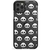 Panda Face Pattern Pink Fade Impact Phone Case for iPhone 11