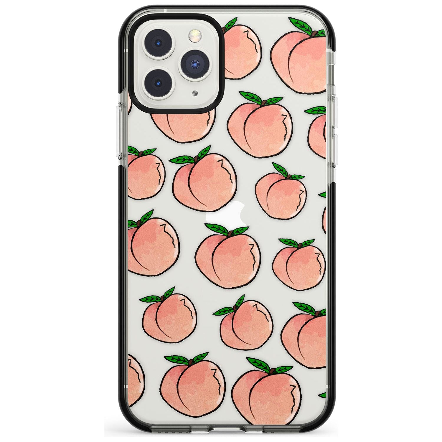 Life's a Peach iPhone Case  Black Impact Phone Case - Case Warehouse
