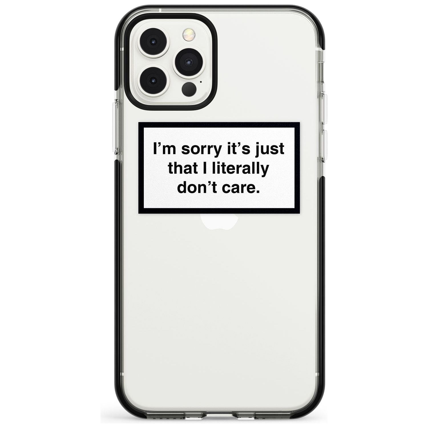 I'm sorry it's just that I literally don't care Pink Fade Impact Phone Case for iPhone 11
