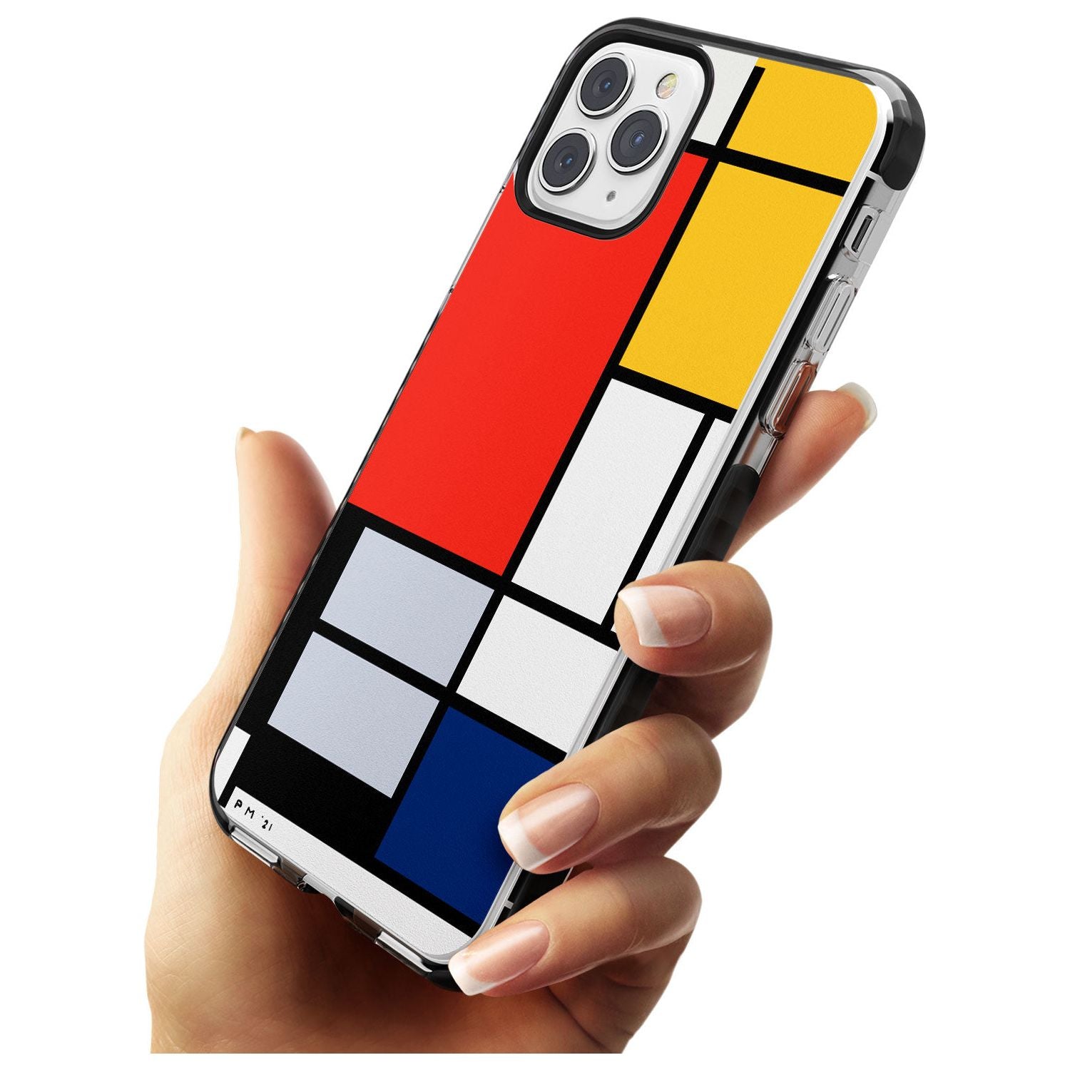 Piet Mondrian's Composition Black Impact Phone Case for iPhone 11