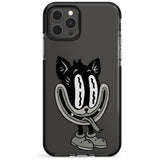 Faded Feline Black Impact Phone Case for iPhone 11