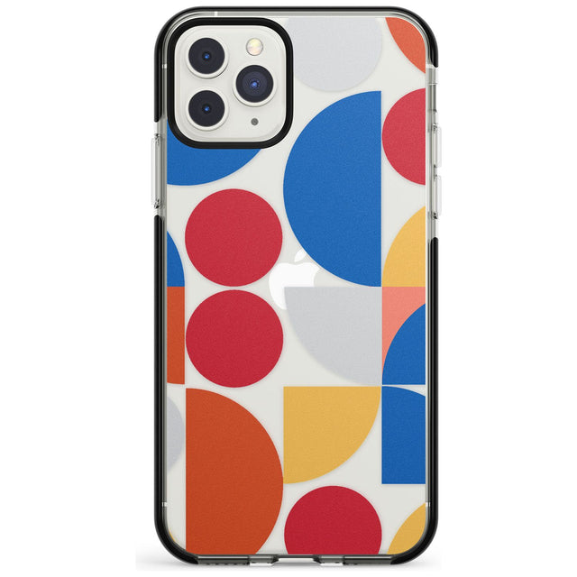Abstract Colourful Mix Black Impact Phone Case for iPhone 11 Pro Max