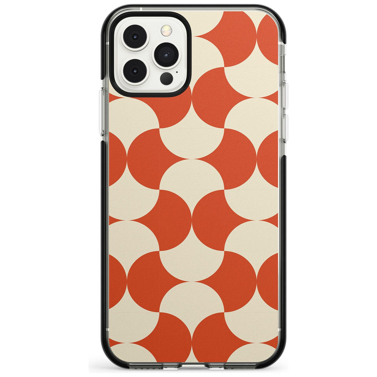 Abstract Retro Shapes: Psychedelic Pattern Pink Fade Impact Phone Case for iPhone 11