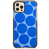 Abstract Retro Shapes: Blue Dots Pink Fade Impact Phone Case for iPhone 11