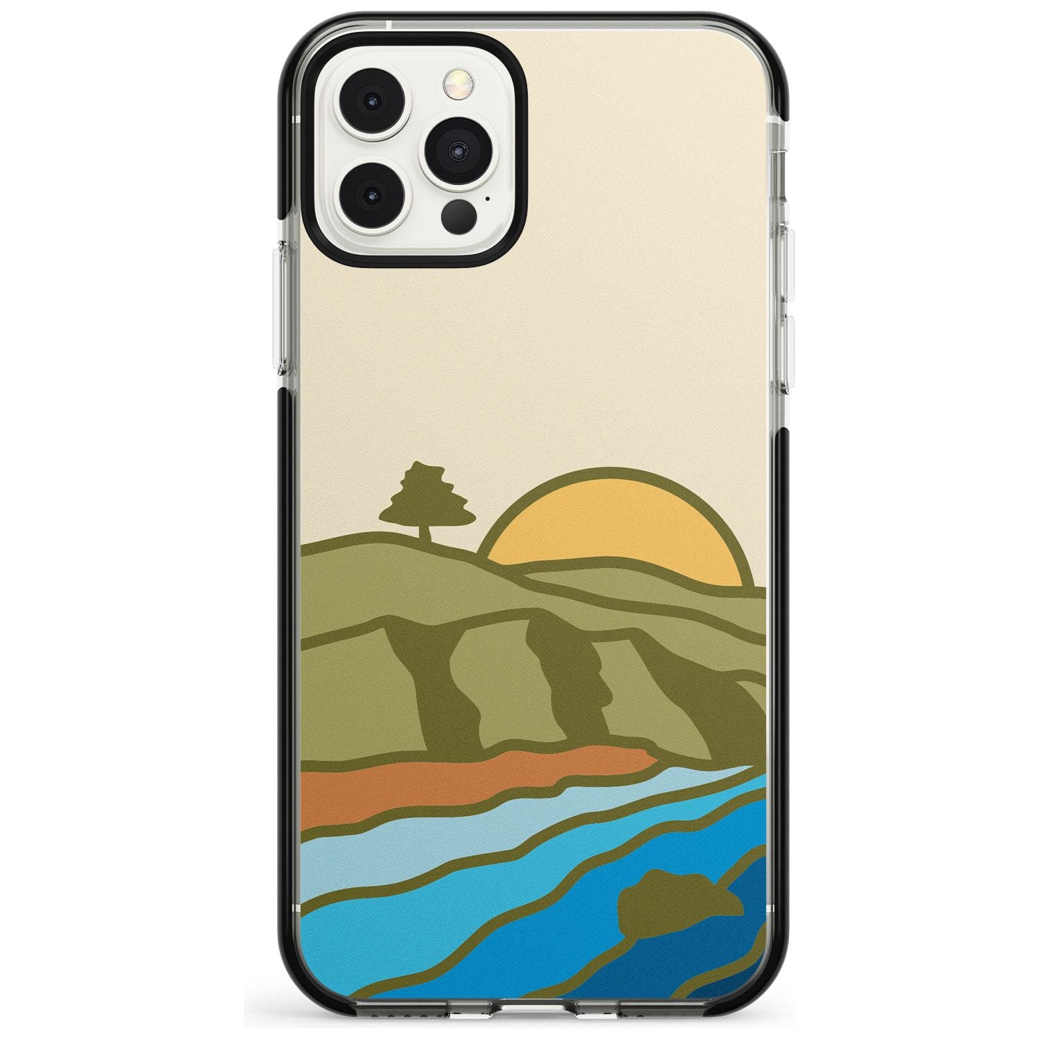 North Sunset Pink Fade Impact Phone Case for iPhone 11