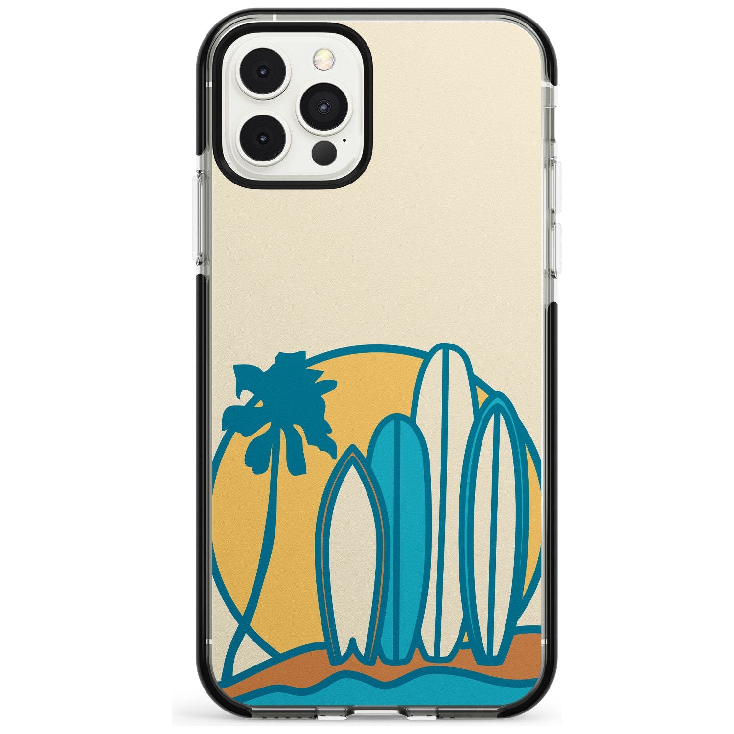 Beach Bound Pink Fade Impact Phone Case for iPhone 11