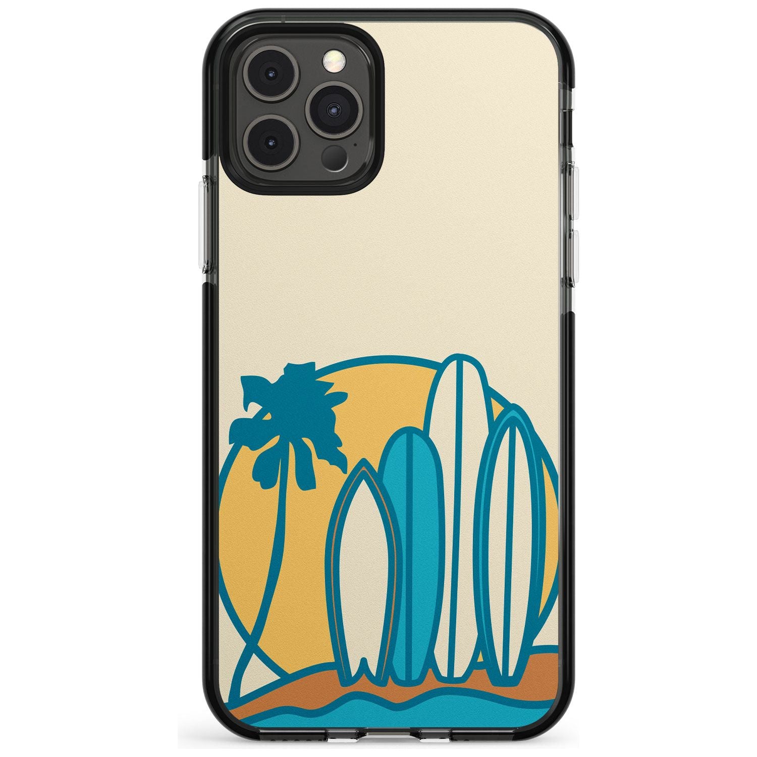 Beach Bound Pink Fade Impact Phone Case for iPhone 11