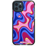 Blue Lava Pink Fade Impact Phone Case for iPhone 11