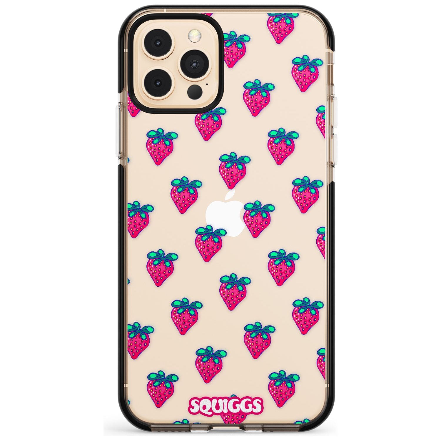 Strawberry Patch Pink Fade Impact Phone Case for iPhone 11
