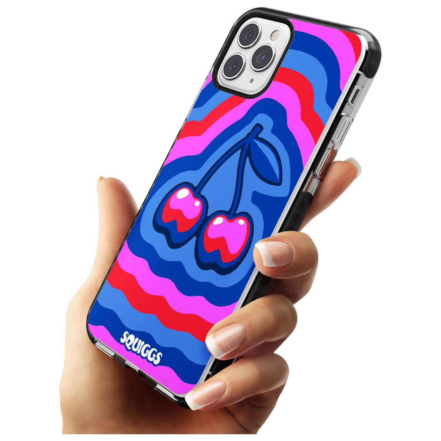 Cherry Rainbow Pink Fade Impact Phone Case for iPhone 11