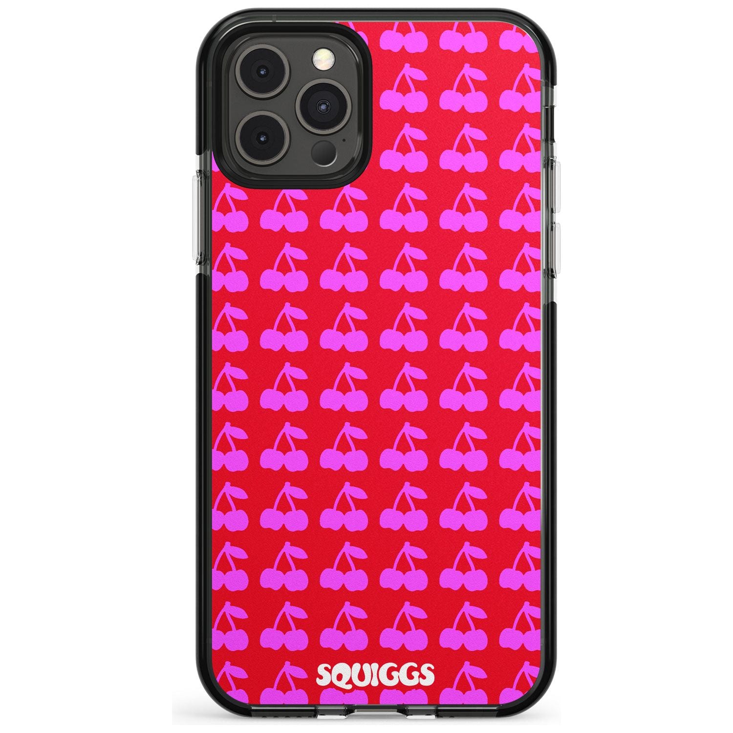 Red Cherries Pink Fade Impact Phone Case for iPhone 11