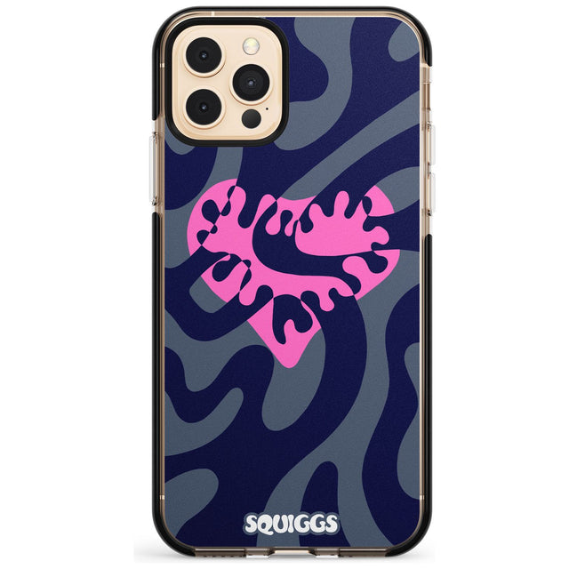 Broken Heart Pink Fade Impact Phone Case for iPhone 11