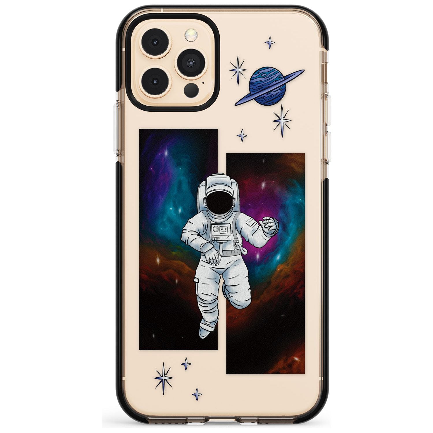 ESCAPE THE NEBULA Pink Fade Impact Phone Case for iPhone 11
