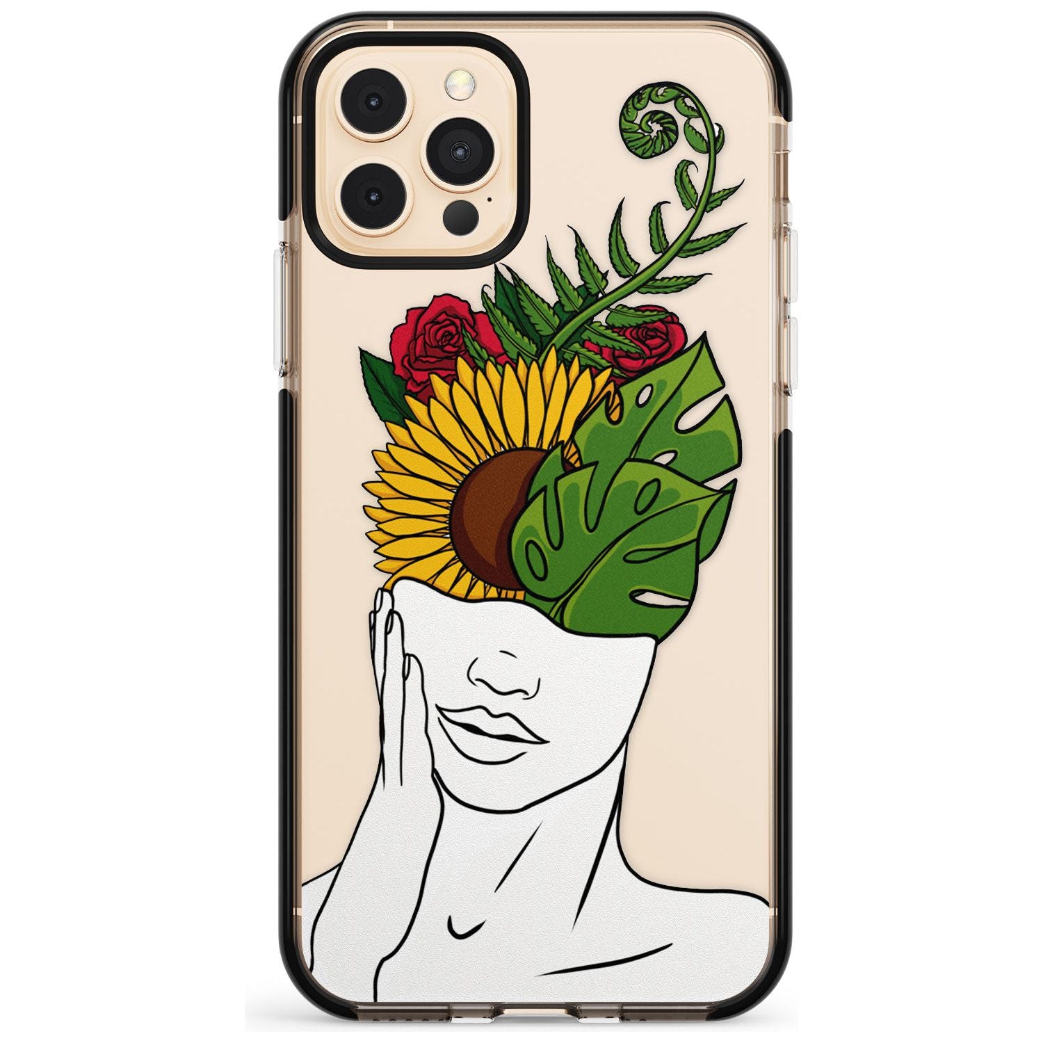 LET THE MIND FLOURISH Pink Fade Impact Phone Case for iPhone 11