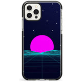 Miami Sunset Vaporwave Black Impact Phone Case for iPhone 11