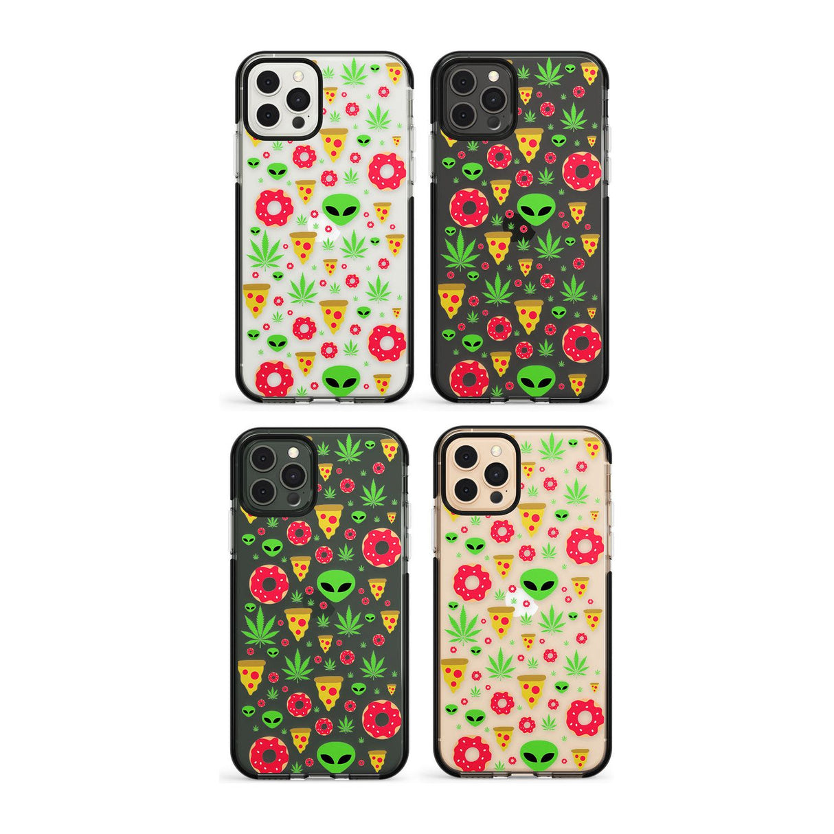 Martians & Munchies Impact Phone Case for iPhone 11, iphone 12