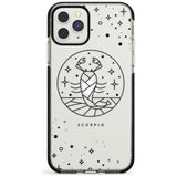 Scorpio Emblem - Transparent Design Black Impact Phone Case for iPhone 11 Pro Max