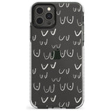 Boob Pattern (White) Slim TPU Phone Case for iPhone 11 Pro Max