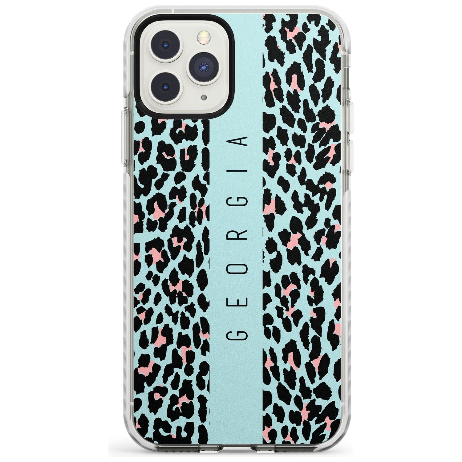 Custom Blue Leopard Spots iPhone Case  Impact Case Custom Phone Case - Case Warehouse