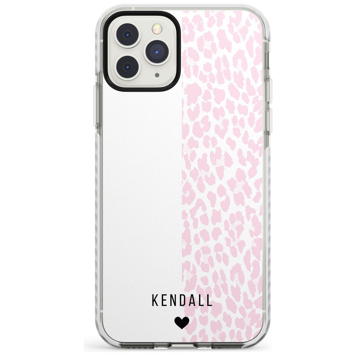 Custom Pink & White Leopard Spots iPhone Case  Impact Case Custom Phone Case - Case Warehouse