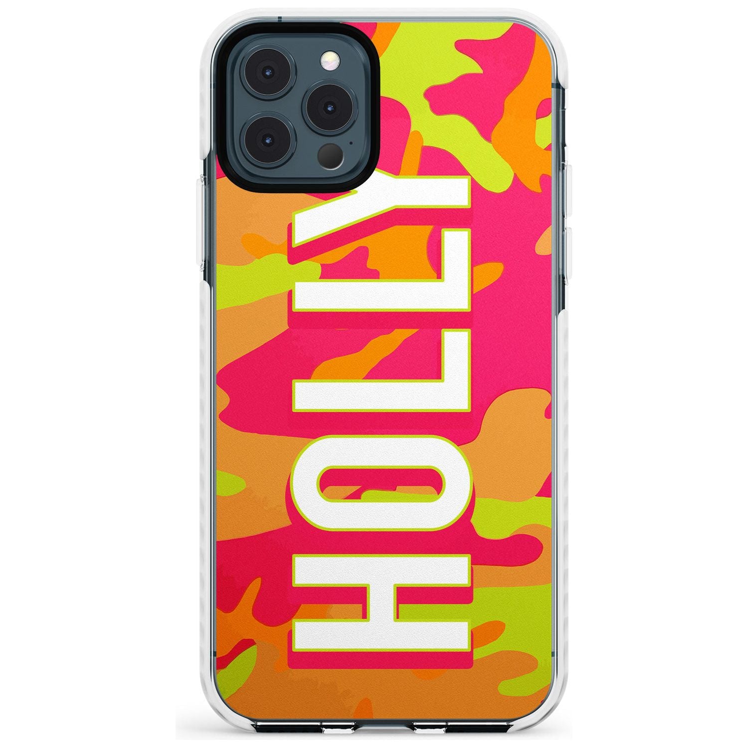 Colourful Neon Camo Slim TPU Phone Case for iPhone 11 Pro Max