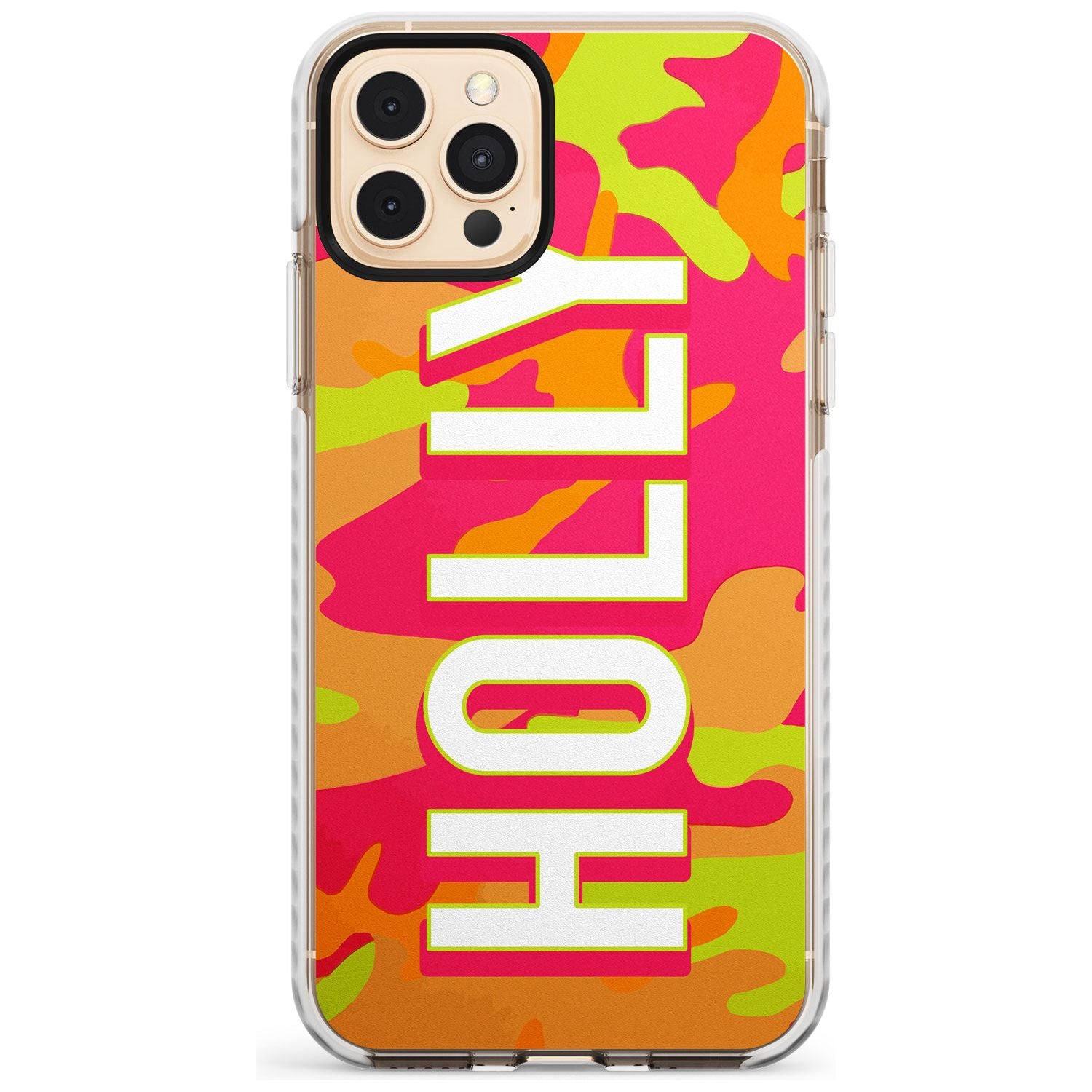 Colourful Neon Camo Slim TPU Phone Case for iPhone 11 Pro Max