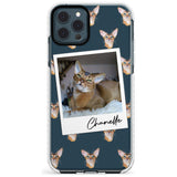 Personalised Abyssinian Cat Photo Impact Phone Case for iPhone 11 Pro Max