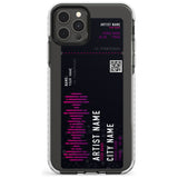 Personalised Concert Ticket Impact Phone Case for iPhone 11 Pro Max