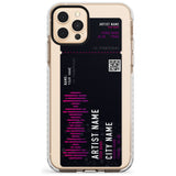 Personalised Concert Ticket Impact Phone Case for iPhone 11 Pro Max